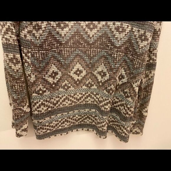 🌺Eyeshadow open front multicolor cardigan🎀 Size :Large - Picture 6 of 7